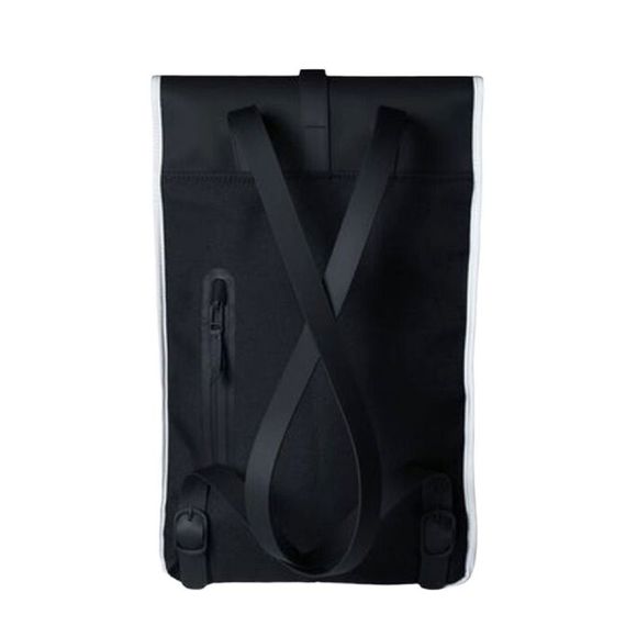 RAINS Backpack Reflective | 70 Black Reflective One Size - 19” x 11.75” x 4.5” - Picture 5 of 10